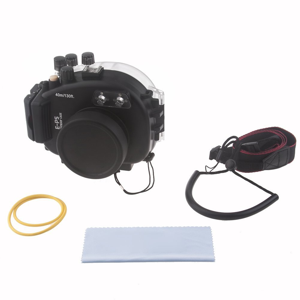 Amazon | Meikon 40M /130ft 防水ハウジングケース for Olympus