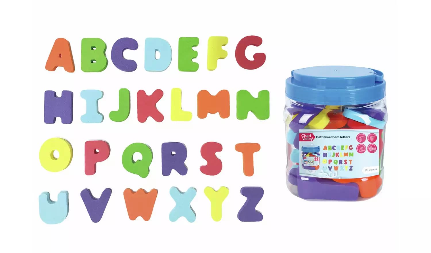 Chad Valley Bathtime Foam Alphabet Letters