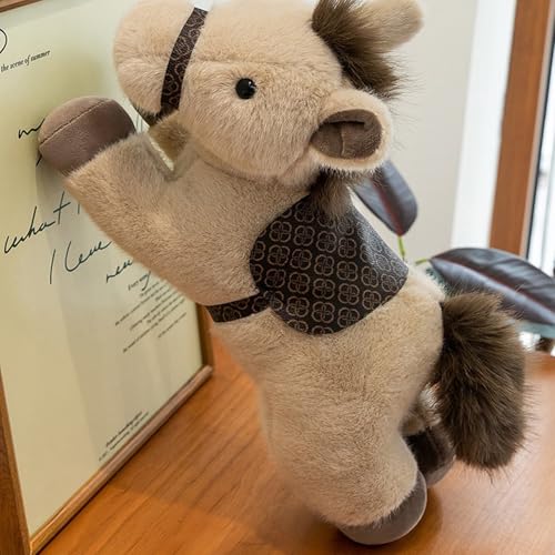 Jouet en peluche cheval de 30 cm Generico, cadeau idéal pour garçon - 7