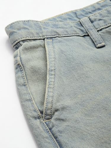 Image of The Indian Garage Co Men Skater Fit Solid Mid-Rise Jeans
