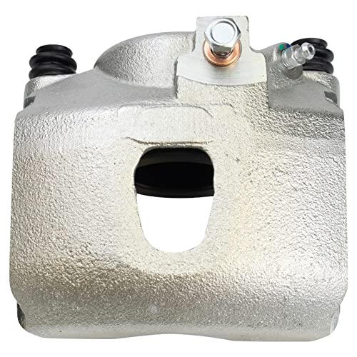 Image of TRQ Front Brake Caliper Set 2 Piece Driver and Passenger Side Hardware for 1994-2003 Ford Bronco F-150 E-150 Econoline E-150 Econoline Club Wagon