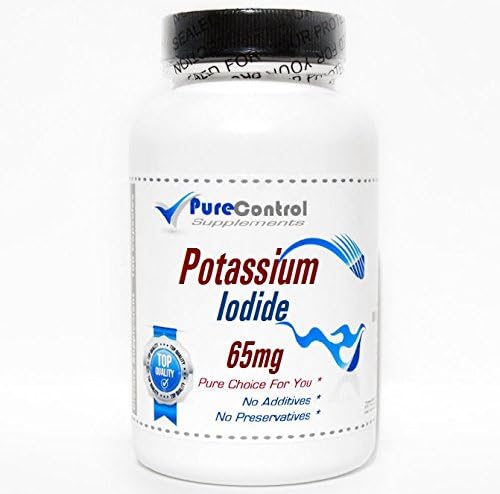 Potassium Iodide 65mg // 100 Capsules // Pure // by PureControl Supplements
