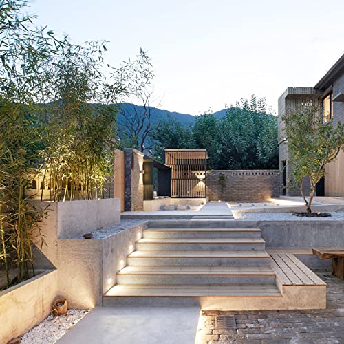 Gocuces 3W Led Step Lights Waterproof Outdoor Indoor,Line Voltage 110V 120V Recessed Down Lighting,Hardwired Lamp White 6500K For Stair,Landscape,Porch,Concrete Lights,Pack Of 4 #TOP5