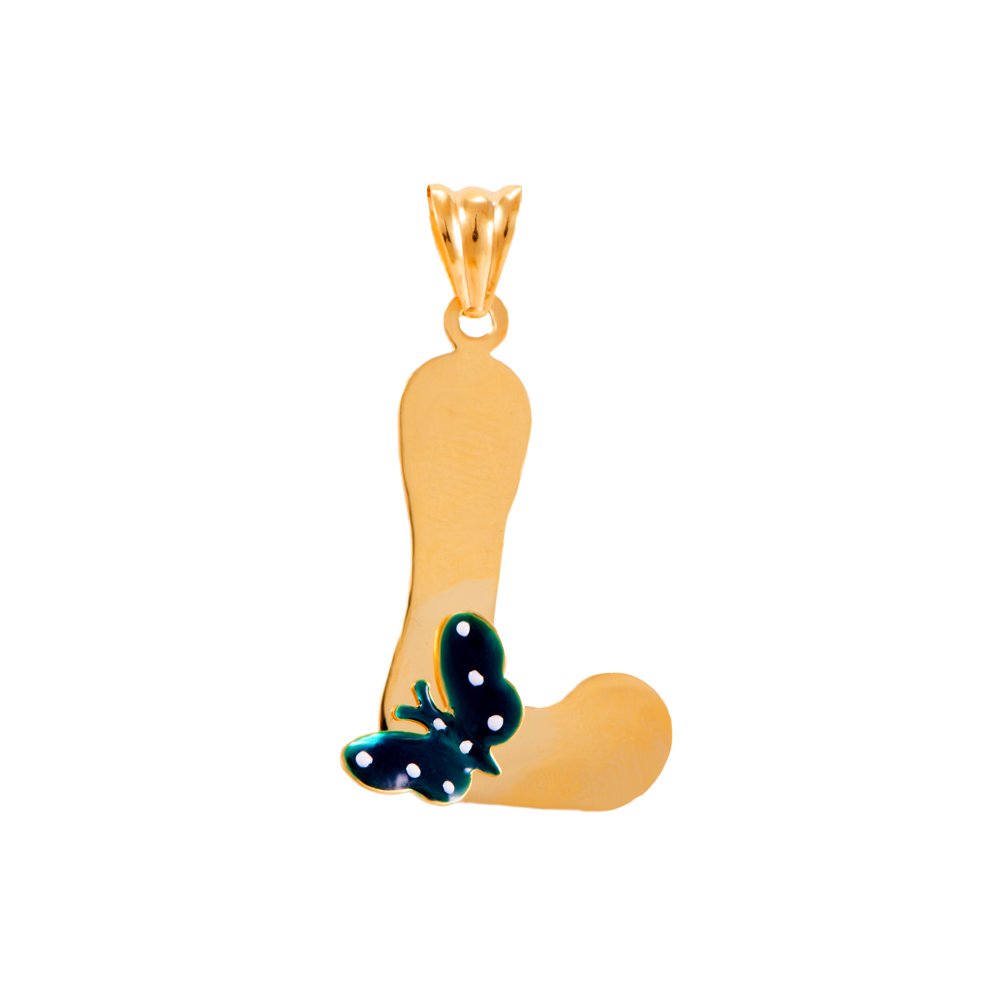 joyalukkas Impress Collection 22k Yellow Gold Pendant-picture-41