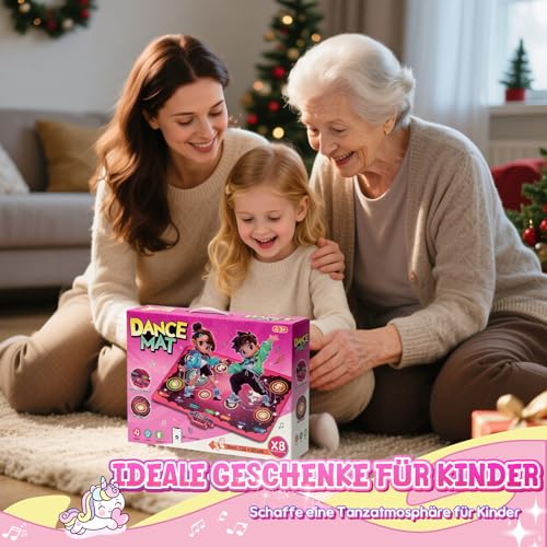 kidmance Tanzmatte Kinder Spielzeug Geschenke für Mädchen Jungen 12