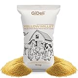 GiDeli Millet jaune 15 kg – Nourriture pour perruches, graines de millet – Nourriture pour canaris et oiseaux domestiques
