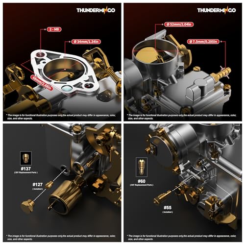 34 Pict-3 Carburetor VW Air Cooled