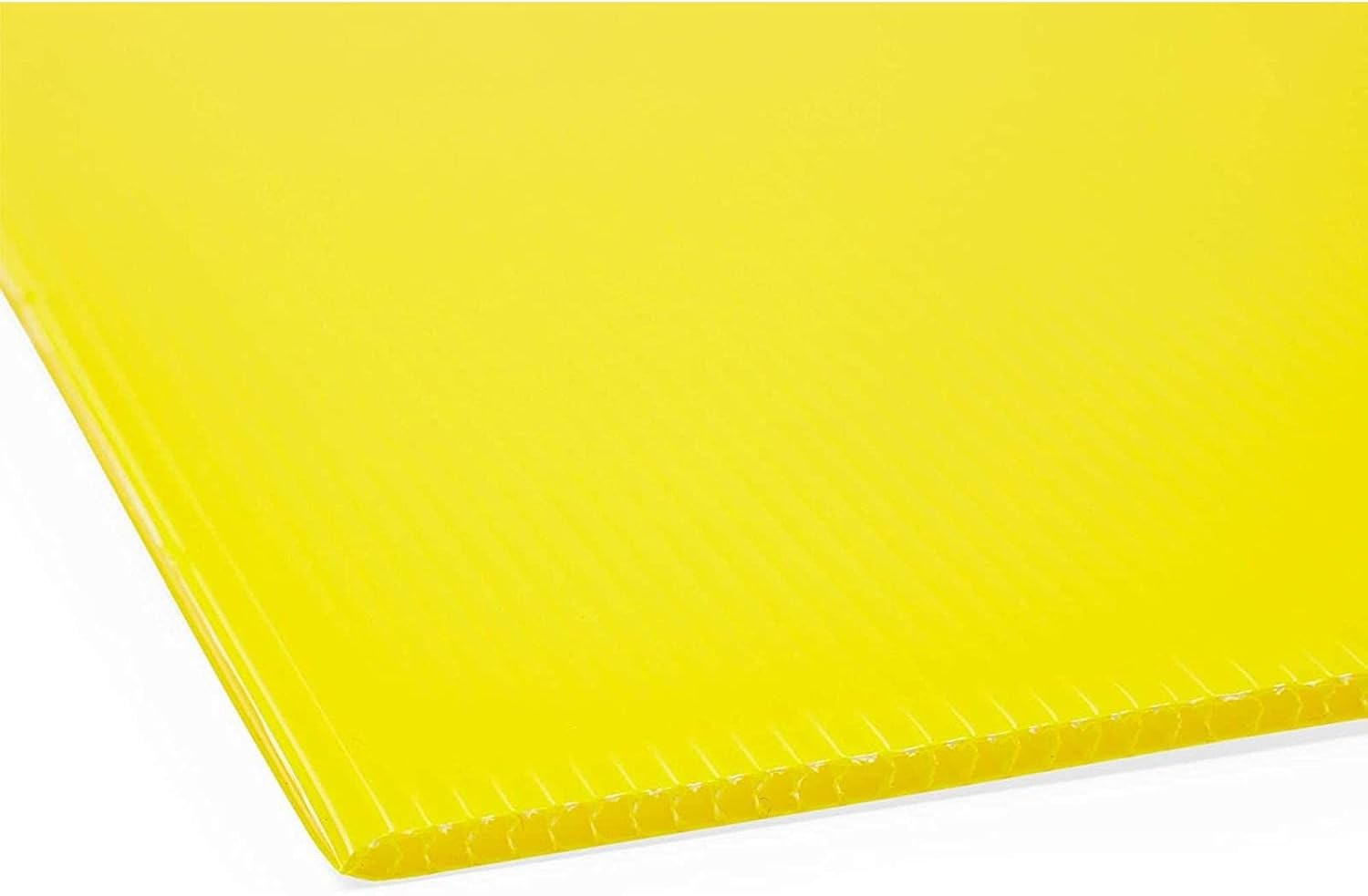 Corrugated Plastic Blank Yard Signs with H Stakes (Neon Yellow, 17 x 12 in, 6 Pack) : Patio, Lawn & Garden