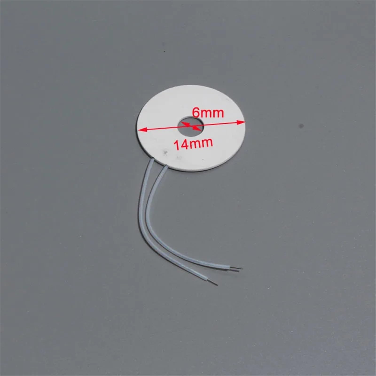 Runde Hochtemperatur-Keramik-Heizelement-Heizung, Außendurchmesser 14 mm, Innendurchmesser 6, 3,7 V, 5, 12, 24, 1 Stück(24V 25W Temp ctrl)