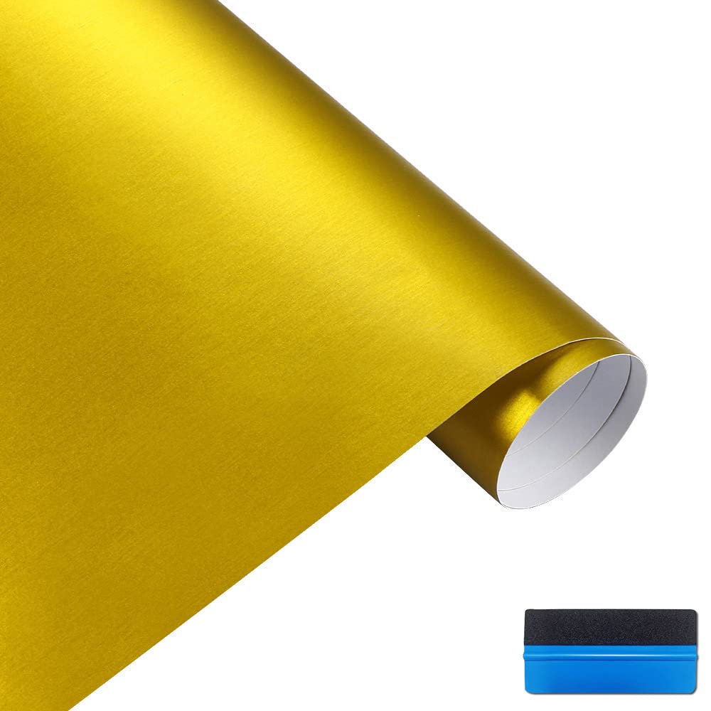 NewL Satin Brushed Stainless Steel Metallic Vinyl Wrap Film Matte Chrome Car Wrapping Foil Sticker Sheet for Car Laptop Furniture (Grey, 50cm x 150cm) — view 11