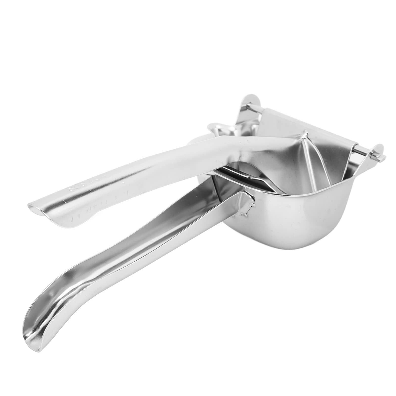 Exprimidor manual de acero inoxidable, ideal para preparar zumos frescos en la cocina de casa