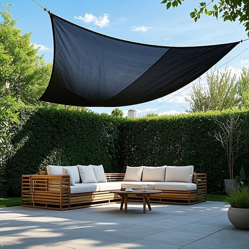 Image of winemana 70% Black Shade Cloth, 3.3 x 10 FT Garden Mesh Tarp for Plants Heat Protection with Grommets, Sunshade Plant Cover for Greenhouse, Barns Kennel, Outdoor Netting Screens for Patio & Porch