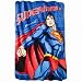 Superman Micro Raschel Blanket Twin Size Oversized 69" x 90" Throw