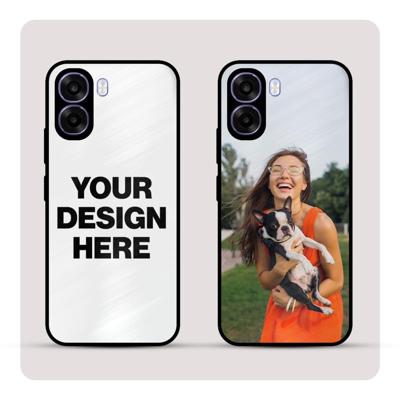 Image of Personalized Back Cover for Oppo A6s 5G | Custom Case with Name, Photo or Logo | PrintShield Hybrid with Soft TPU Grip & Scratch Protection
