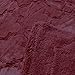 Home Soft Things Brushed Faux Fur Throw with Sherpa Backing, 50'' x 60'', Burgundy Soft Fluffy Lightweight Luxury Throw for All Seasons Home Décor