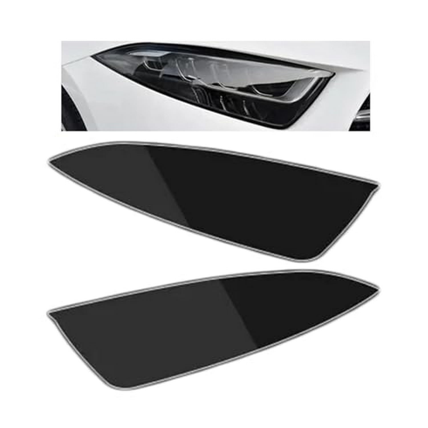 Film noir transparent en TPU pour phares pour un look sportif en Mercedes CLS