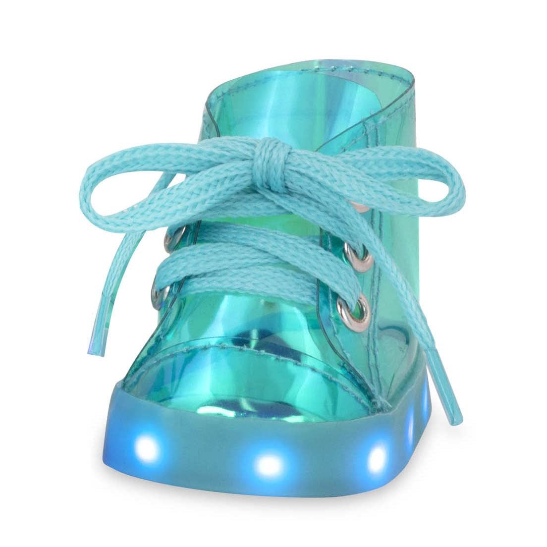 Our Generation - Rápido como las luces - Zapatos luminosos para muñecas de 46 cm - Zapatillas altas - Accesorios de moda - Jugar a simular - Juguete para niños a partir de 3 años