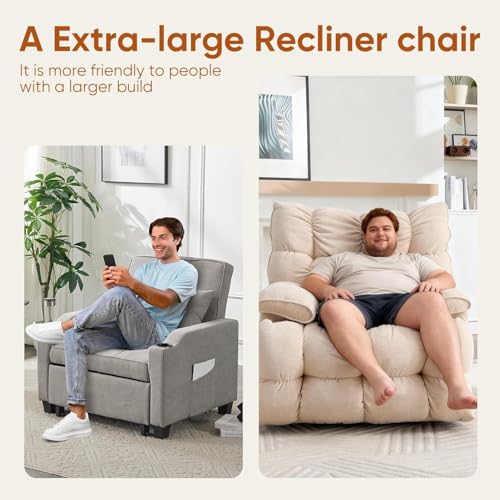 Sillón giratorio beige con tapizado chenille miniatura 3