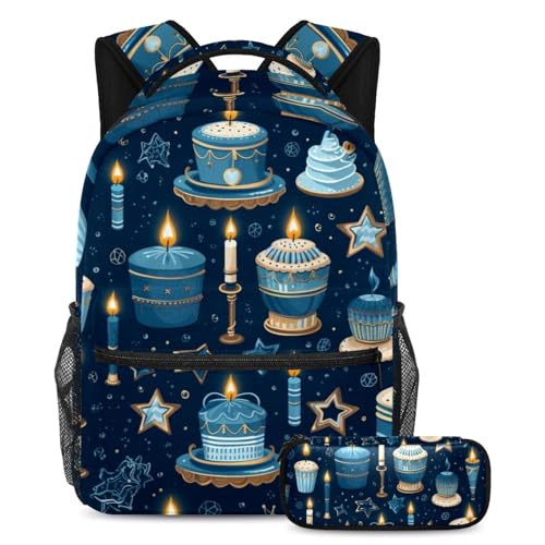 Bougies Hanoukka sac à dos 2 pièces grand format pour ranger tout votre matériel