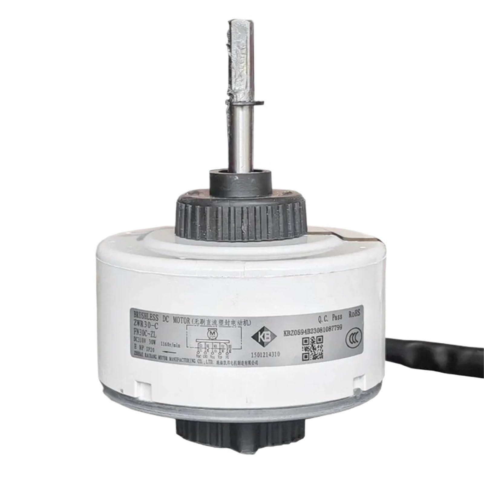 BONZMXDKHQ 1pcs ZWR30-C FN30C-ZL 1501214310 Indoor Unit DC Fan Motor Air Conditioner Conditioning Spare Parts