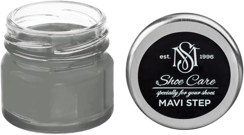 Suede & Nubuck Cream - NCS S 5502-G50Y Sage Charcoal Grey - Color Renovator & Suede Conditioner for Velvet Texture by MAVI STEP - 1.70 fl oz / 50 ml
