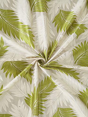 Image of Cortina 2 Piece Panel Eyelet Polyester Curtains - Group 2 (Green, 5 feet)