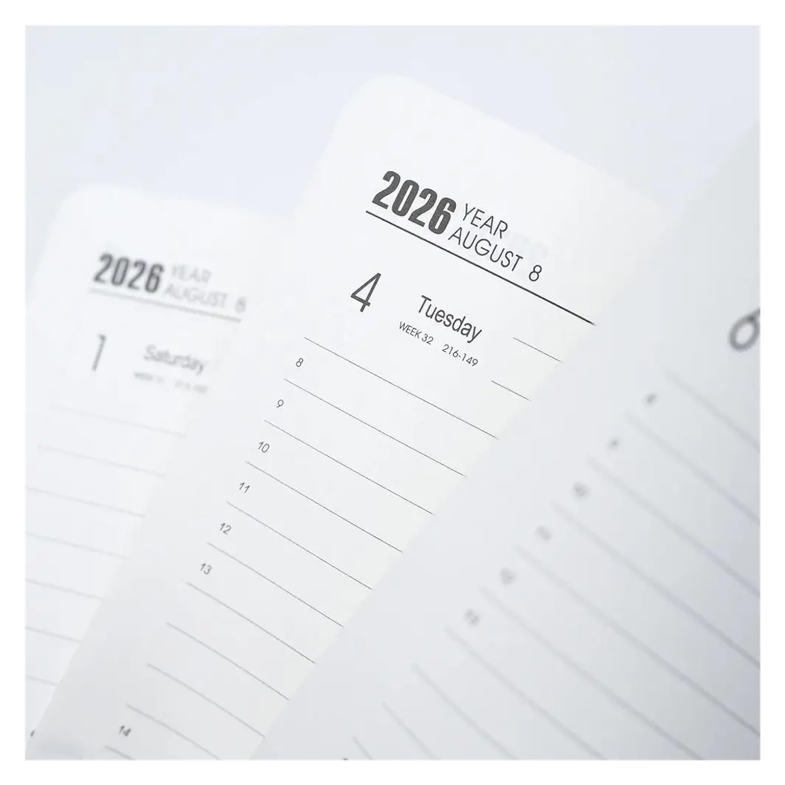 Agenda 2026, blocco note resistente all'usura, agenda A5 da 12 mesi, segnalibro, semplice pianificatore di lavoro d'ufficio(Pink)