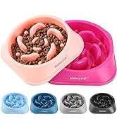 MateeyLife Slow Feeder Dog Bowls 2PCS, Anti-Choking Puzzle Dog Food Bowls, Anti-Slip Interactive ...