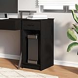 armoire meuble informatique Meuble d'ordinateur robuste fabriqué en bois durable avec surface résistante à l'humidité - Idéal pour une installation durable et des meubles de bureau durables. Le matériau robuste résiste à la déformation (capacité de charge de 60 kg) et protège votre PC de manière fiable contre les chocs.