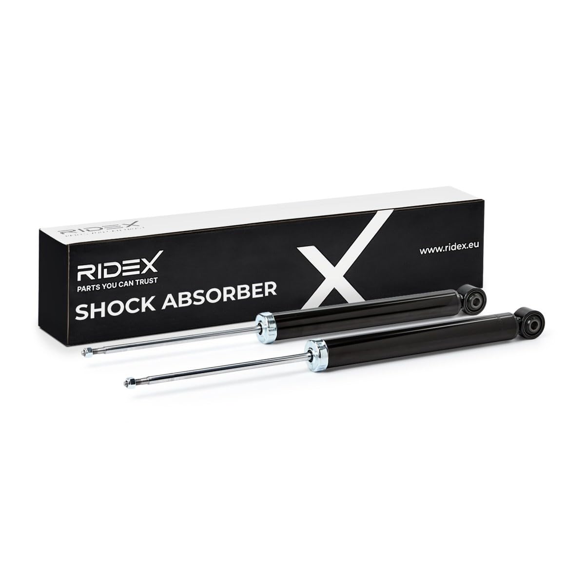 RIDEX 2x Amortisseur Arrière 2x Jeu, Pression de gaz Compatible avec AUDI A4 B8 Avant 8K5 Q5 8RB A6 C7 Avant 4G5, 4GD A5 B8 Coupé 8T3 A5 B8 Sportback 8TA