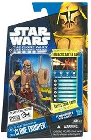 Star Wars Clone Wars Animated 2010 Figure Flamethrower Clone Trooper #26 image 2