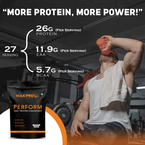 Image of NAKPRO Perform Raw Whey Protein, 1kg and Platinum Raw Whey Protein Isolate, 1kg