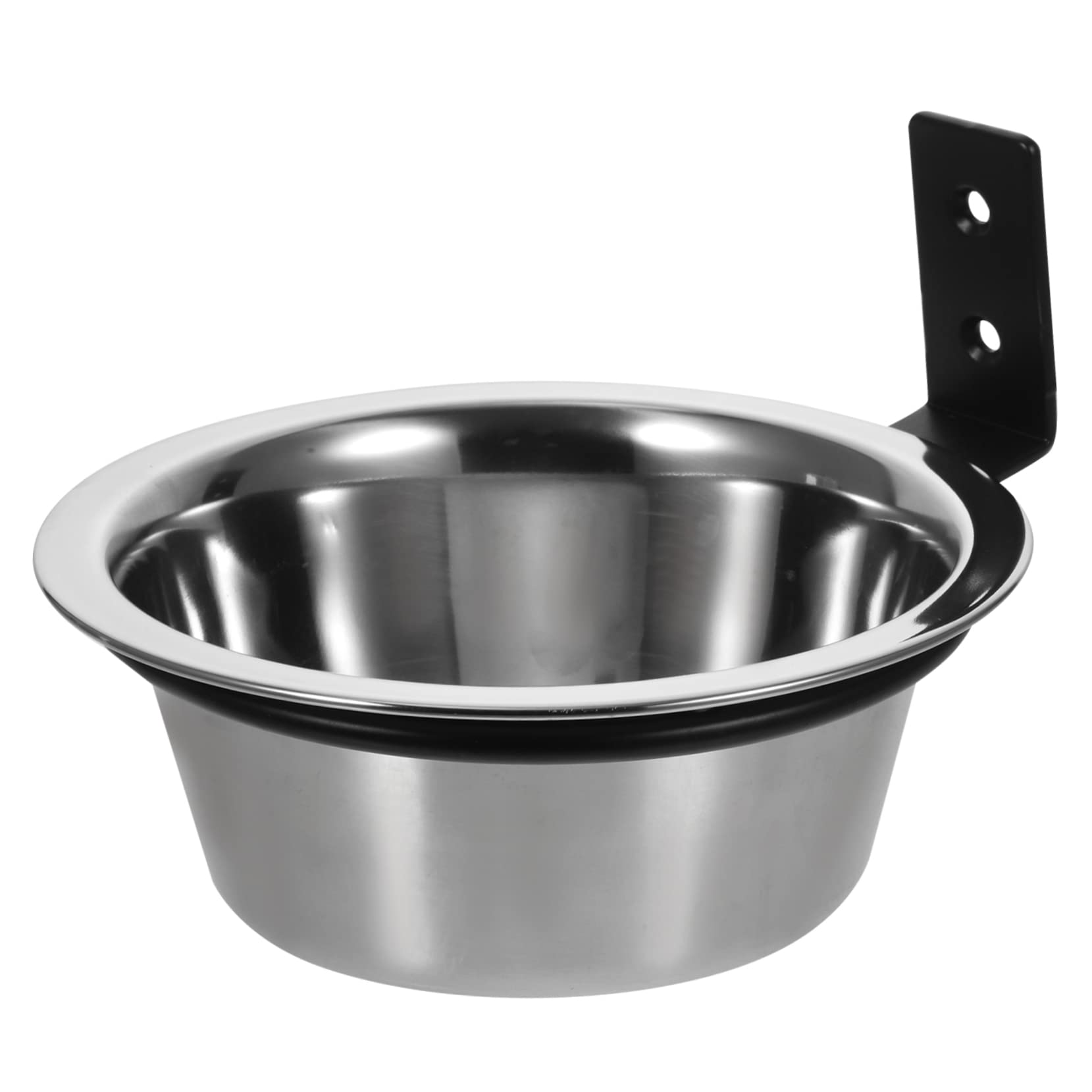Hohopeti 1 set Stainless steel hanging dog bowls tableware Split Cat and Dog Supplies Wall-mounted food dispenser food bowl bowl wall hanging puppy water bowl