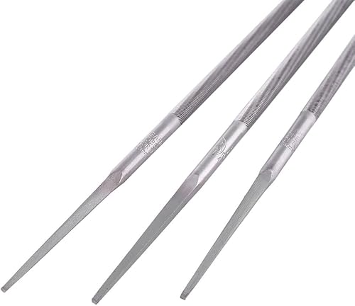 Miniatura 6 de Archivos de motosierra, kit de archivo redondo de acero profesional para afilar cadena manual de sierra de gasolina, afilador de cuchillas, varilla