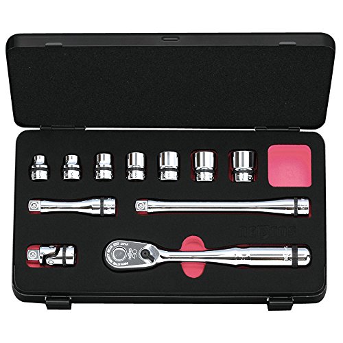 京都機械工具 ネプロス ソケットレンチセット NTB311BAZ 差込角:9.5mm ケース付 11点 1セット