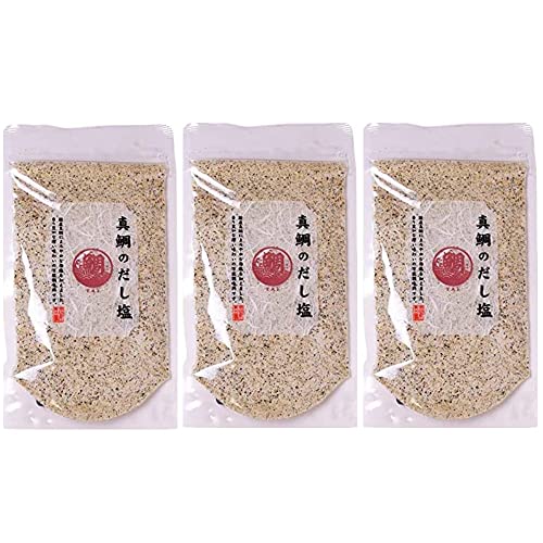 はぎの食品 真鯛のだし塩 160g 3個セット 調味料 お吸い物 茶碗蒸し スープ おにぎり