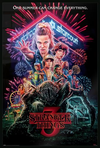 Close Up Stranger Things Season 3 Summer of 85 - Póster enmarcado (61 x 91,5 cm)
