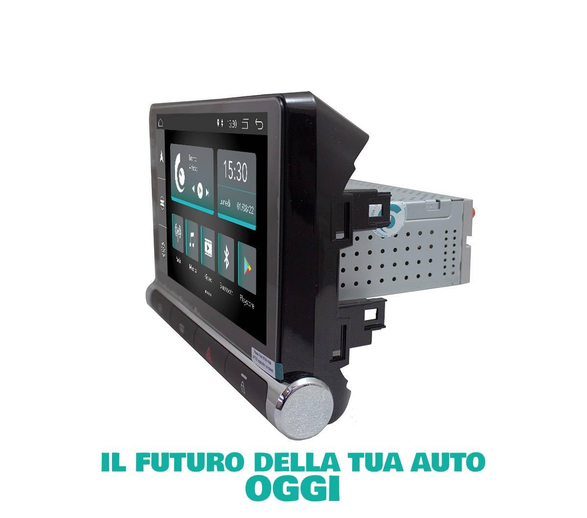 JF Sound - Autoradio Custom Fit X7C - Per Citroën C3 (2016-2023) - 9" Touchscreen - CarPlay/Android Auto via Cavo - DAB+ - Octa-Core - 2GB RAM - 32GB ROM - Navigatore GPS - Bluetooth Integrato