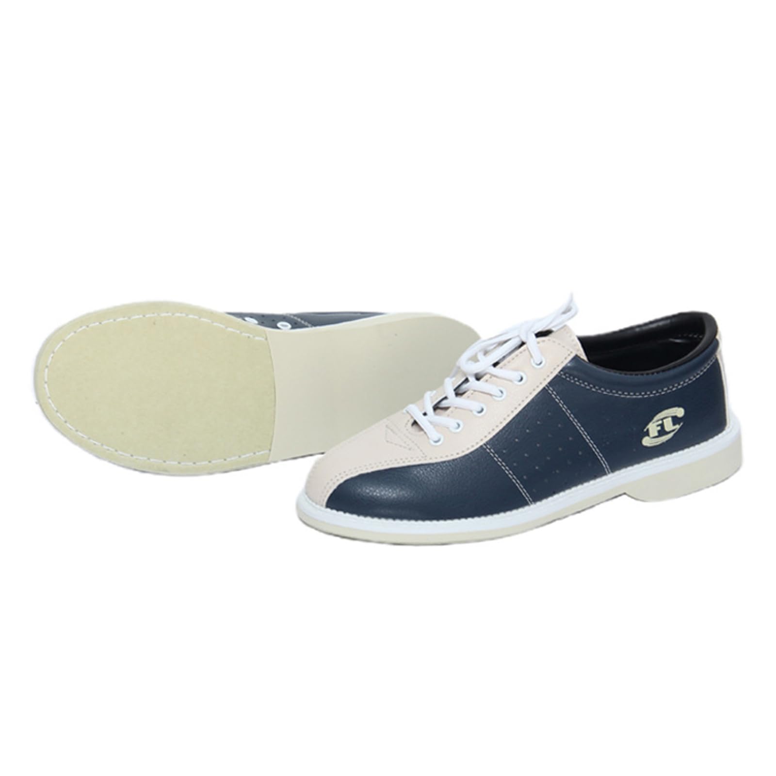 JiuQing Chaussures De Bowling pour Hommes Chaussures D'entraînement en Salle pour Débutants Semelles Coulissantes Basses Confortables