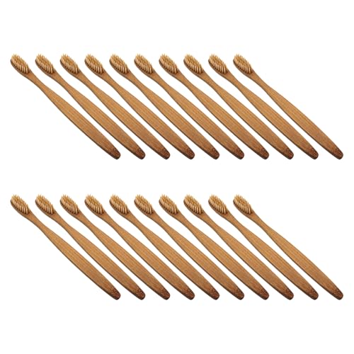 Brosse à dents bambou souple écologique adulte enfant x50