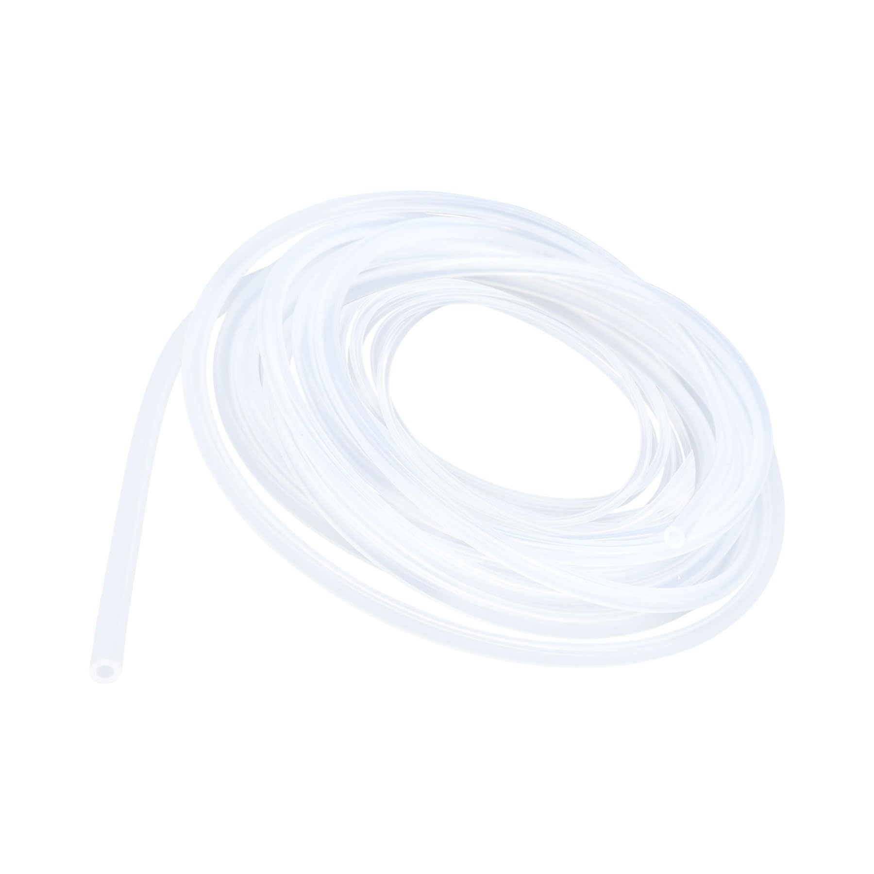 iMeistek 5mm ID x 8mm OD Silicone Tube 9m, Clear Flexible Food Grade Hose Air Water Pipe for Pump Transfer,Aquarium