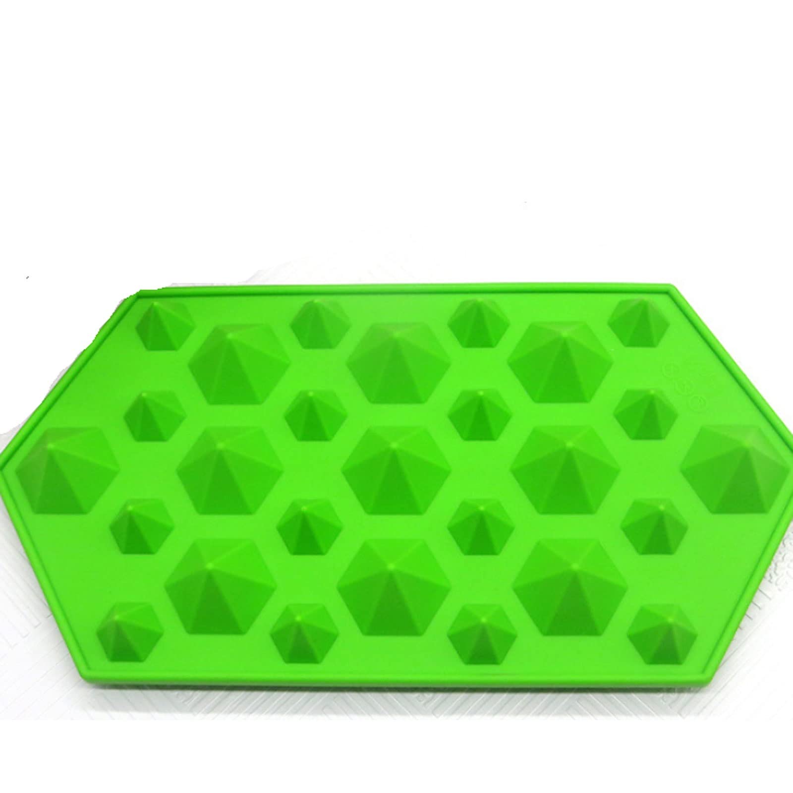 JINGYAN Bacs à glaçons Cool Cube Chocolate Soap Tray Mold Silicone Fodant Moulds
