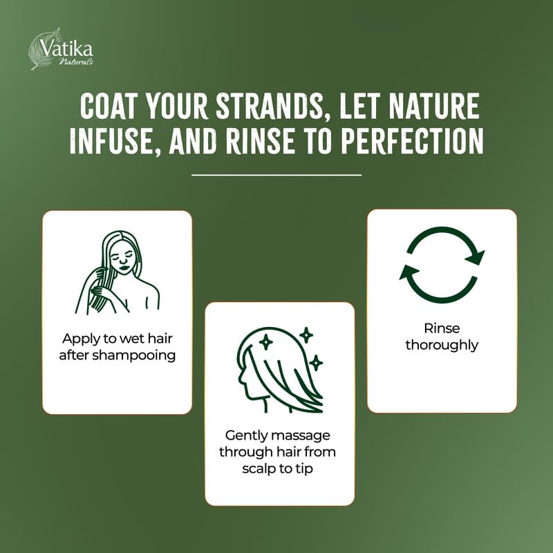 Vatika Naturals Rosemary Conditioner, 280 g, Conditioner for dry hair, Anti-dandruff conditioner, Promotes Hair Growth, Nourishes & Conditions Hair, Infused with Rosemary oil - Image 5