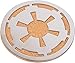 Star Wars Coasters, Set of 4 - Cork with Laser Cut Steel Rebel and Imperial Logos - 4