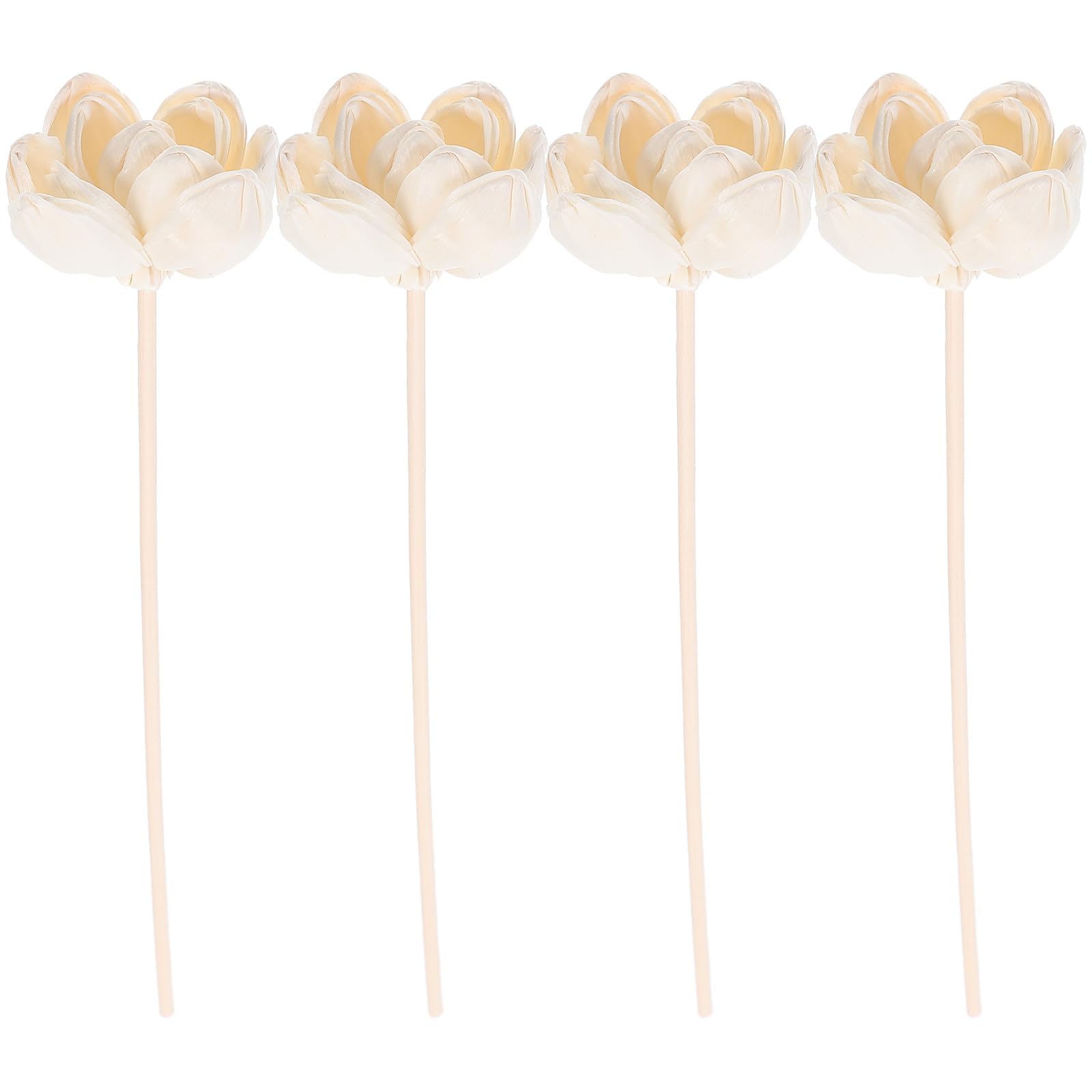 Diffuseur de parfum fleurs séchées 4 pièces pour huiles essentielles