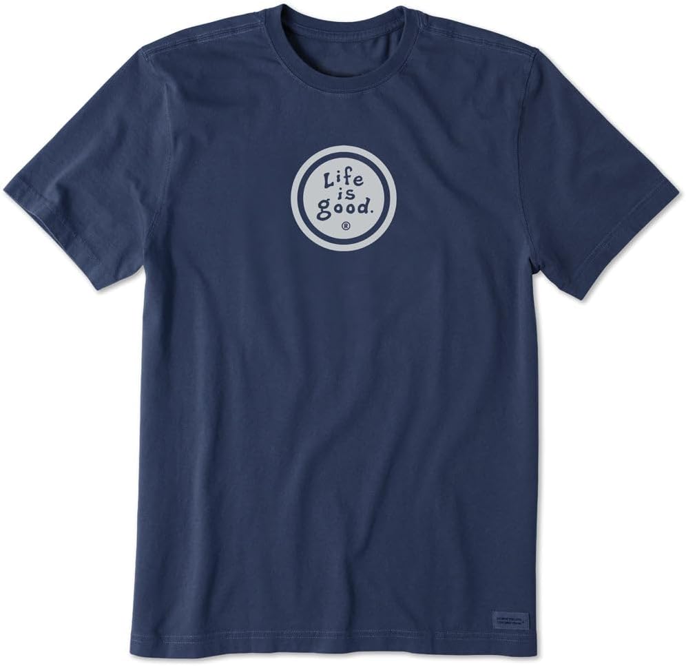 Life is Good. Mens Crusher Tee Lig Vintage Coin