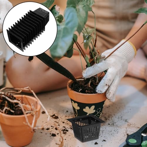 Cestas cuadradas para plantas de estanque HANABASS de 2.2 pulgadas 6