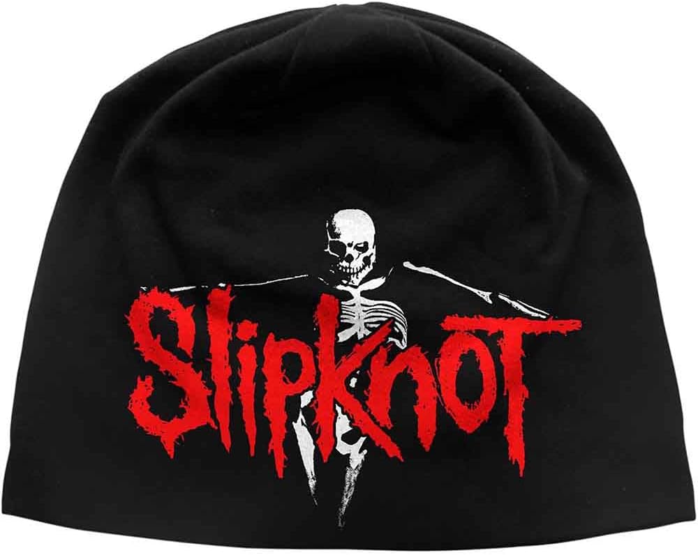 Slipknot The Gray Chapter Band Logo Official Black Jersey Beanie Hat Size One Size