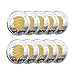 PANJAZE 10 stücke 2021 Donald Trump Heep America Tolle 2020 Münze - Souvenir-Münzsammlung, atemberaubende Beweismünze Wiederwahlsammler Edition Serie (Color : Silver)