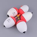 LICHTS 5pcs EVA Foam Floats Luminous Fishing Float Bobber Sea Rock Fishing 60-100g gallery image